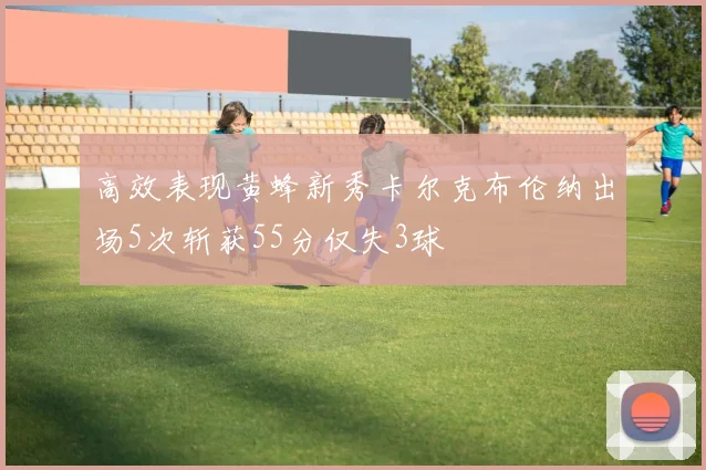 高效表现黄蜂新秀卡尔克布伦纳出场5次斩获55分仅失3球